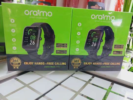 Oraimo Watch 3 Pro, 1.83'' Touch, BT Call Smart Watch image 3