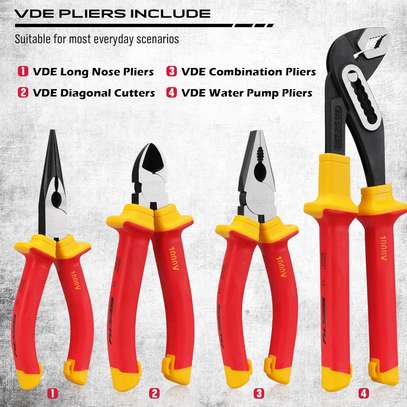 Insulated Screwdriver & Pliers Set 14-Piece VDE 1000V image 2