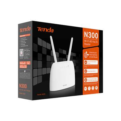 Tenda 4G LTE Router 4G06 with SIM image 1