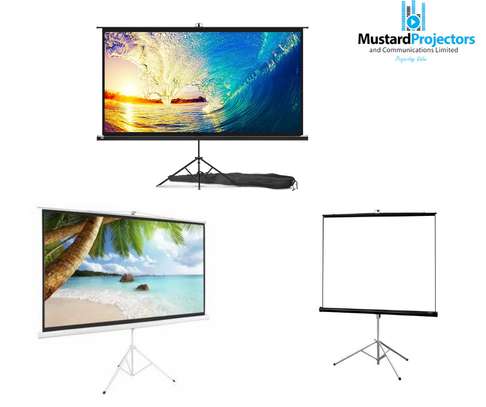 tripod projection screens for hire image 1