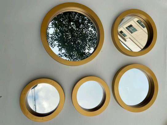 *5 in 1 decor mirrors available in gold, black only image 5