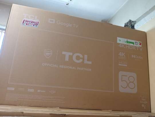 TCL 58" SMART UHD 4K GOOGLE TV image 1