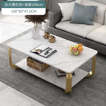 Square luxury Double coffee Table/crl image 1
