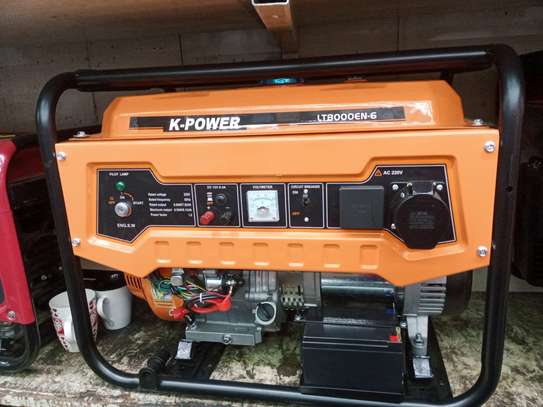 K-power 6.5 kw/8.2 kva Gasoline Keystart Generator image 1