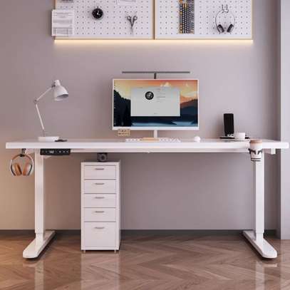 Office Desk: 1.2m Electric Programmable Standing Desk image 1