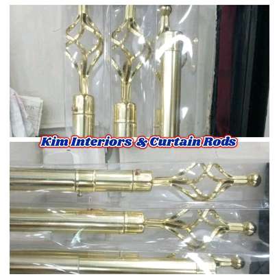 SINGLE and double curtain rods hot sale image 1