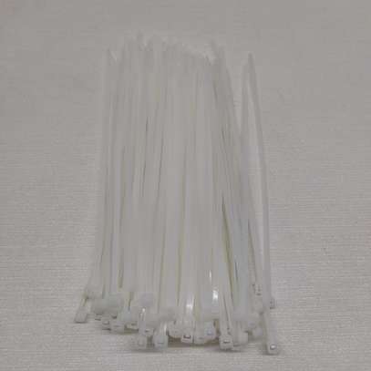 White  Heavy cable Ties 3.6x200mm image 3