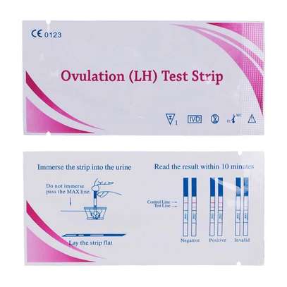 Ovulation Test (10 Strips) Plus 1 FREE Pregnancy Test Strip image 1