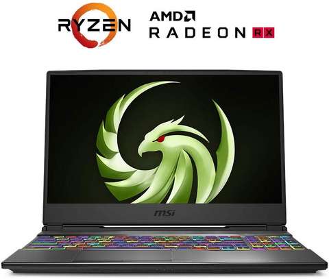 MSI Alpha 15 A3DD-004 15.6" 144Hz Gaming Laptop AMD Ryzen7-3750H Redeon RX5500M 16GB 512GB NVMe SSD Win10 image 1
