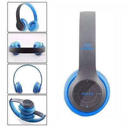 P47 Wireless Bluetooth 4.2 Music Headphones image 1