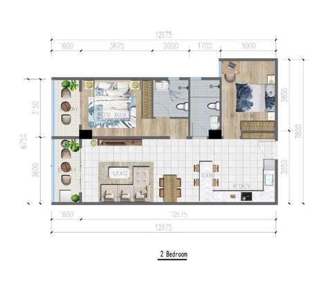 1 Bed Apartment in Riverside image 4