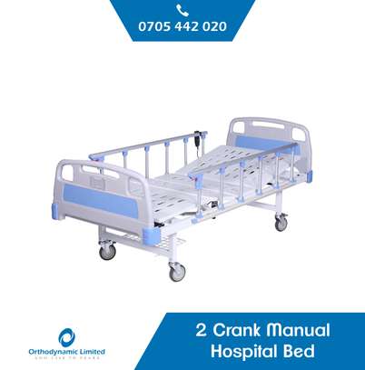 Two crank manual Hospital bed image 1