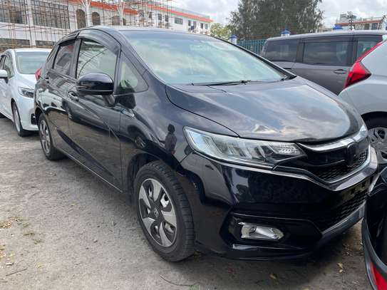 Honda fit Hyrid black 2018 image 1