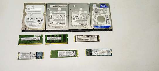 Laptop's harddisk,sdd and rams available image 3