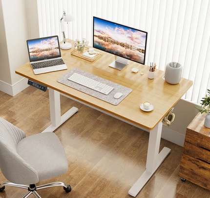 Office Desk : Height Adjustable Electrical Hackers Desk image 4