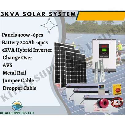 3KVA Solar Back Up System With Hybrid Inverter image 1