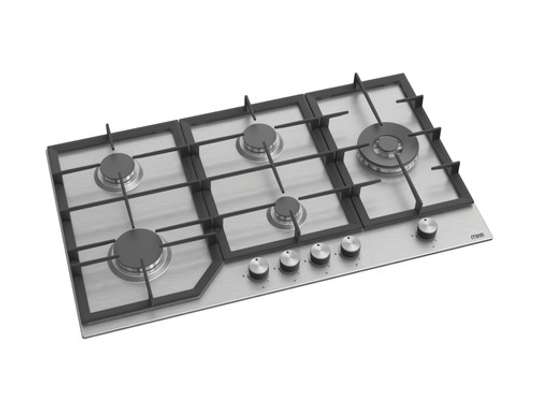 Mika Built-In Gas Hob, 90cm, 5 Gas with WOK image 4