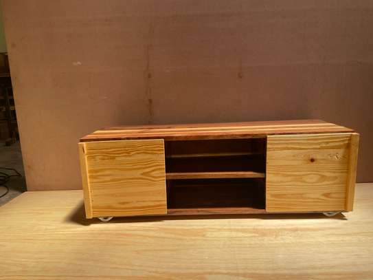Rustic/Modern/wooden/Rosewood Tv stand image 2