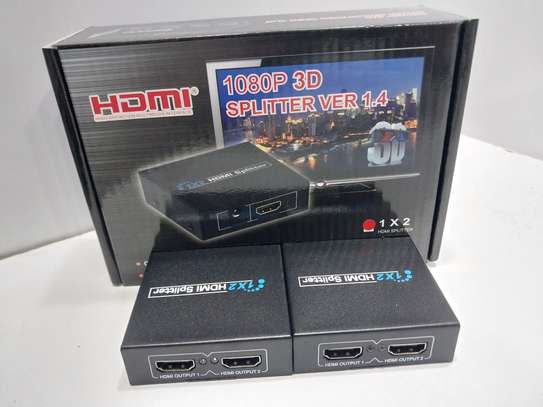 HDMI Spliter 2 Port Hdmi Splitter 3D 1x2 HDMI Switch + DC image 3
