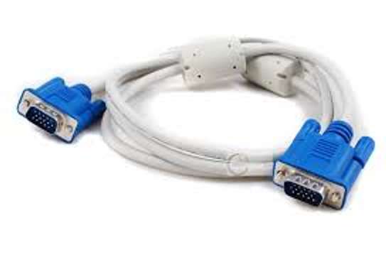 5m High Resolution Monitor VGA Cable Blue image 3