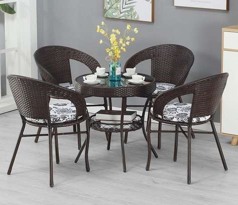 Dining Set : Comfortable Outdoor Dining Set image 3