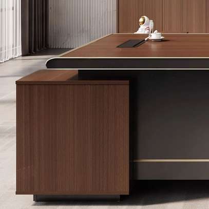 Office Desk; 180cm Wooden Management Executive Desk image 3