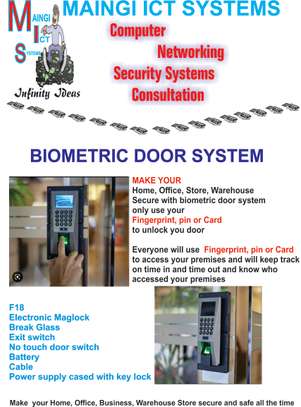 BIOMETRIC DOOR SYSTEM COMPLETE SETUP image 1