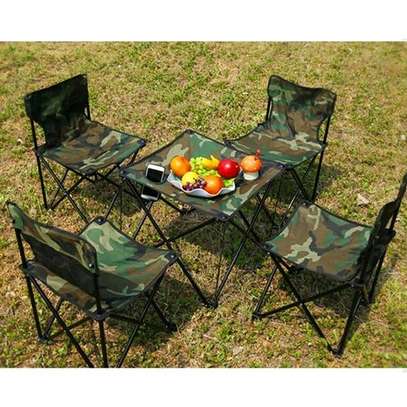 Utraportability 5 in 1 Folding  Barbecue Tables and Chairs image 3
