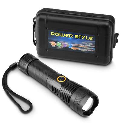 Power Style Rechargeable And Zoomable Torch