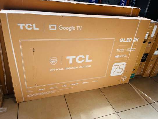 TCL 75 INCHES SMART QLED UHD/4K FRAMELESS TV image 2