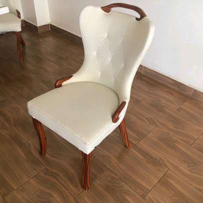 White dinning chairs image 3
