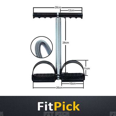Tummy Trimmer | Tone Muscle & Get Thinner, Solid Chrome Stainless Steel | Build to Last & Fit all Body types (Black) image 1