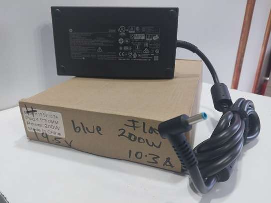 New Genuine HP 200W 19.5V 10.3A AC Power Blue Tip Adapter image 2