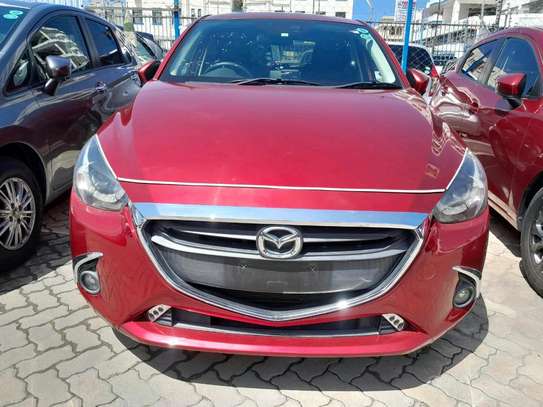 Mazda Demio petrol red 2016 2wd image 7