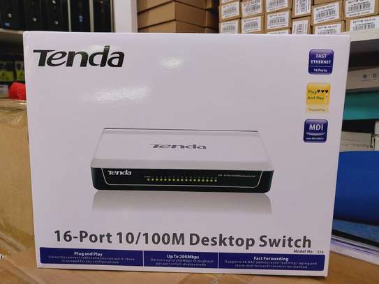 tenda S16 16-Port 10/100Mbps Desktop Switch image 1