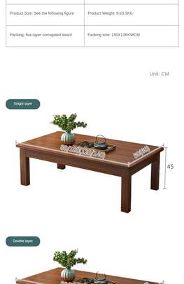 Coffee Table: Rectangular Executive Tea Living Room Table image 4
