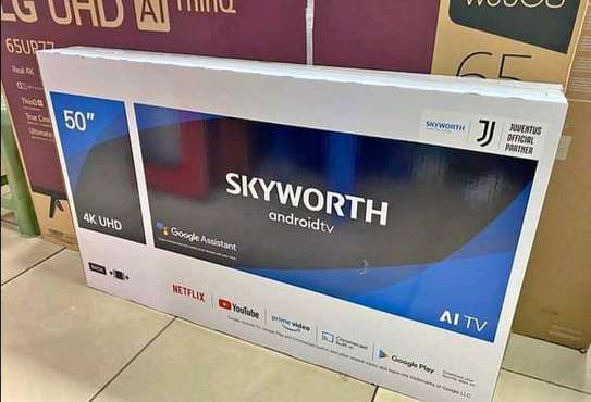 Skyworth 50 Android UHD 4k Television +Free wall mount image 1