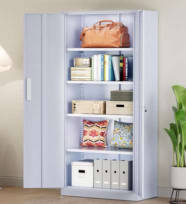 Metal Storage Cabinet–2 Doors with 4 Adjustable Shelves image 6