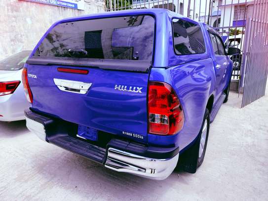 Toyota Hilux double cabin blue 2017 Diesel cab image 12