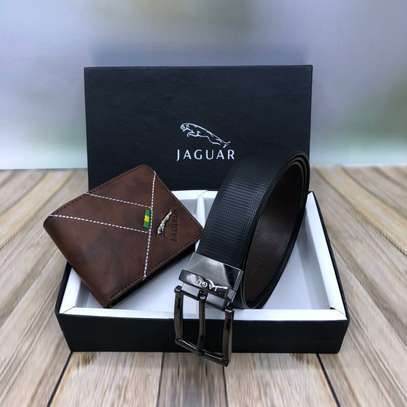 Belt+wallet(Jaguar)brown image 1