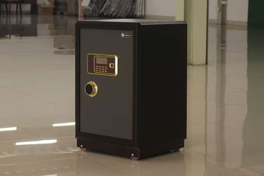 Office Safe: 60 Kgs Fireproof Office Brown Safe Box image 1