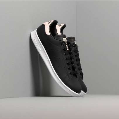 Adidas Stansmith Trainer Shoes Sneaker Black image 1