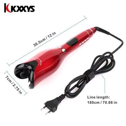Automatic curling iron LED digital rotating hair curling image 5