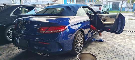Mercedes Benz AMG C180 Convertable blue 2018 image 9