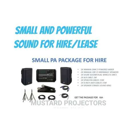 Small and Powerful PA Package for hire image 1
