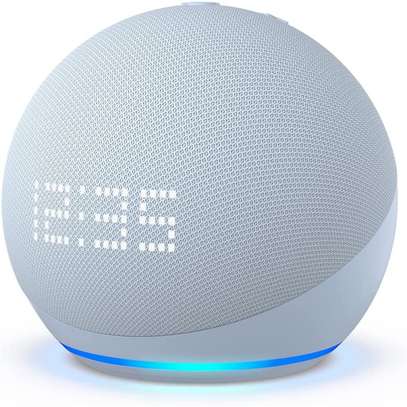 Amazon Echo Dot 5th Generation Smart speaker with Clock image 1