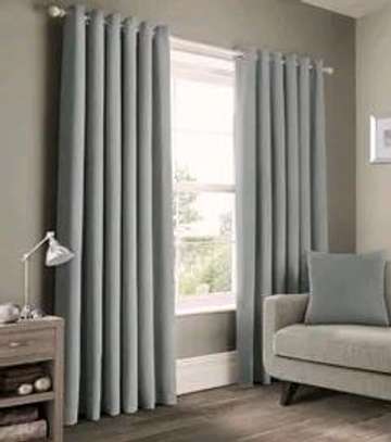 Curtains 3pc gray image 1