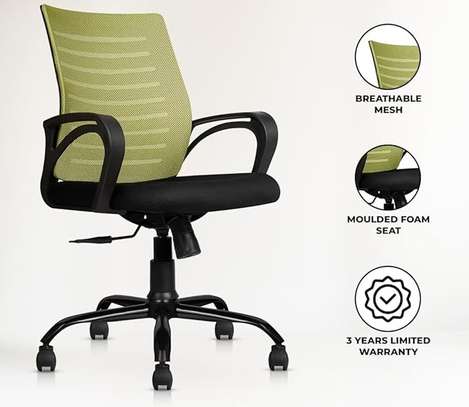 Office Chairs: Mini Jazz Mesh Mid-Back Chair image 5