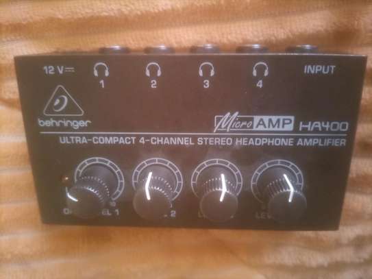 Behringer HA 400 Ultra-Compact 4 Channel image 1