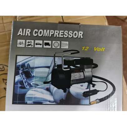 Air Compressor Single Cylinder With Pressure Gauge 12V image 1